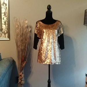 Ashley Stewart Sequined Top